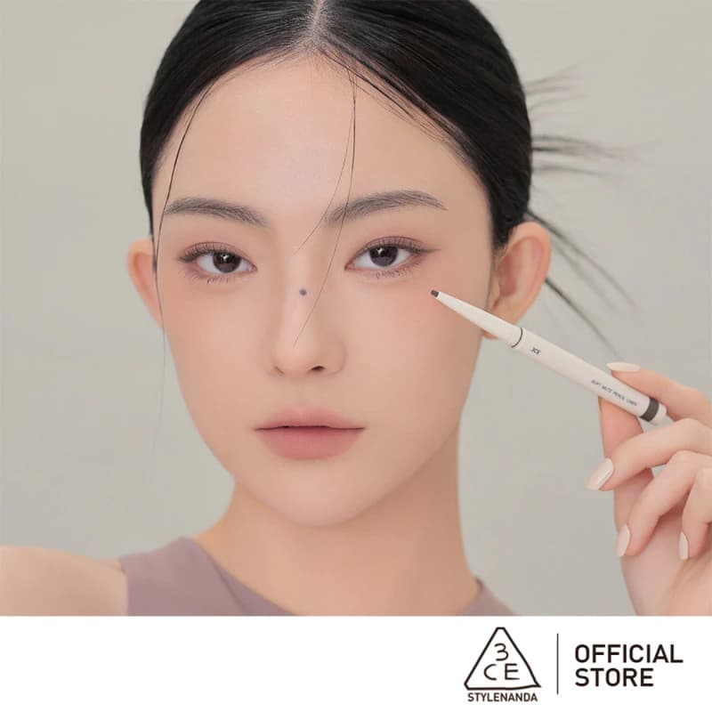 Bút chì kẻ mắt 3CE 0.1g mềm mại Soft Mute Pencil Liner 0.1 g