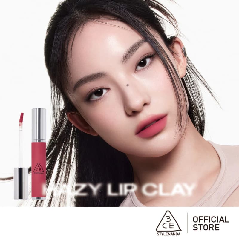 Son kem bùn mịn lì 3CE Hazy Lip Clay 4g